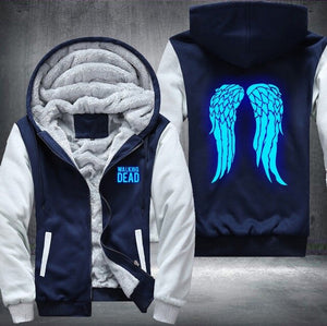 The Walking Dead Wings Neon Hoodies Men