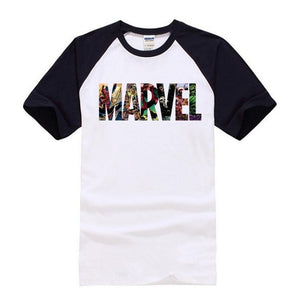 Marvel Diferent Models Sleeve Colors T-Shirt Men