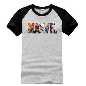 Marvel Diferent Models Sleeve Colors T-Shirt Men