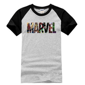 Marvel Diferent Models Sleeve Colors T-Shirt Men