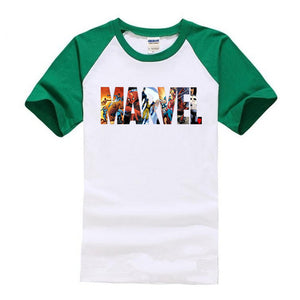 Marvel Diferent Models Sleeve Colors T-Shirt Men