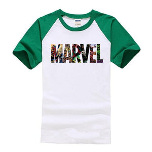 Marvel Diferent Models Sleeve Colors T-Shirt Men