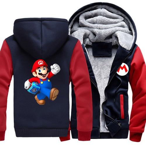 Super Mario 4 Colors Hoodies Men