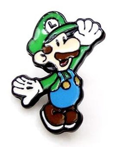 Super Mario Bros and Luigi Brooch Pins