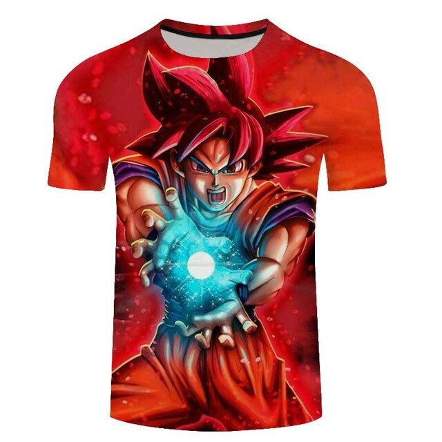 Dragon Ball Z Goku Kame Hame Ha T-Shirt Men