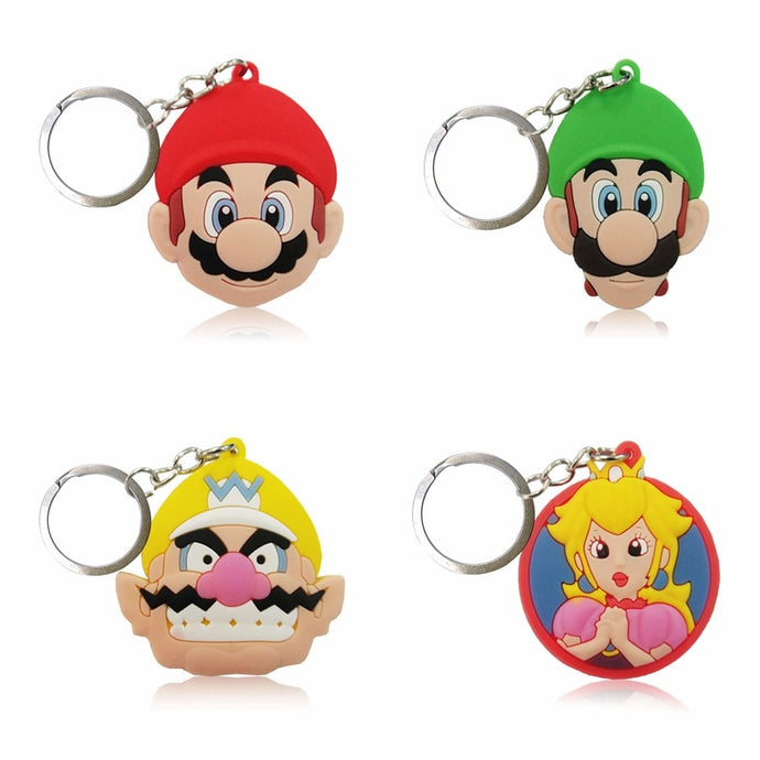 Super Mario 4 Diferent Types Keychain