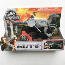 Load image into Gallery viewer, Jurassic World Velociraptor Blue Action Figure Collection