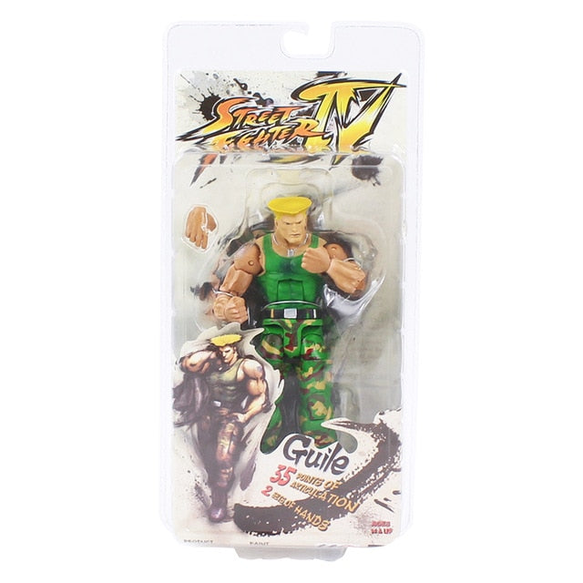 NECA Street Fighter Guile Action Figure Collection