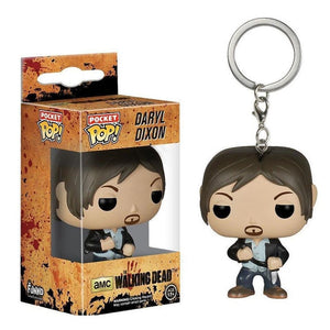 The Walking Dead Funko Pocket Negan, Daryl and Rick Keychain