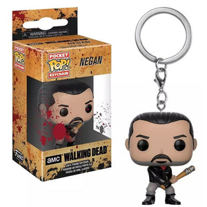 The Walking Dead Funko Pocket Negan, Daryl and Rick Keychain