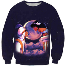 Load image into Gallery viewer, Aladdin and Jasmine Sweatshirt Unisex