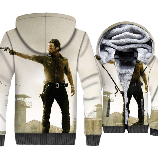 The Walking Dead Rick Grimes 7 Diferent Models Sweatshirt Men