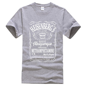 Breaking Bad Heisenberg White Letters T-Shirt Men