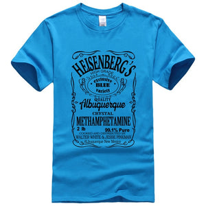 Breaking Bad Heisenberg Black Letters T-Shirt Men