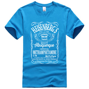 Breaking Bad Heisenberg White Letters T-Shirt Men