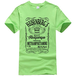 Breaking Bad Heisenberg Black Letters T-Shirt Men