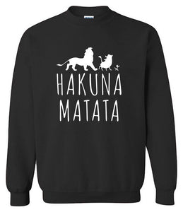 The Lion King Hakuna Matata Diferent Colors Sweatshirt Men