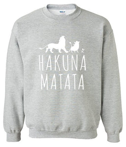 The Lion King Hakuna Matata Diferent Colors Sweatshirt Men