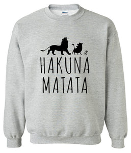 The Lion King Hakuna Matata Diferent Colors Sweatshirt Men