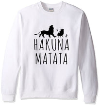 Load image into Gallery viewer, The Lion King Hakuna Matata Diferent Colors Sweatshirt Men