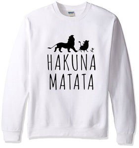 The Lion King Hakuna Matata Diferent Colors Sweatshirt Men