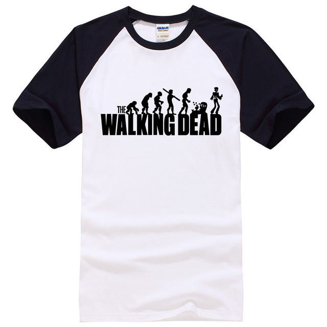 The Walking Dead 2019 New Summer Sleeve Colors T-Shirt