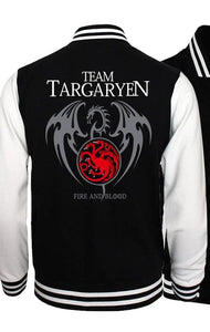 Game Of Thrones Targaryen Fire and Blood 2 Diferent Models Jacket Men