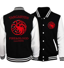 Load image into Gallery viewer, Game Of Thrones Targaryen Fire and Blood 2 Diferent Models Jacket Men