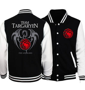 Game Of Thrones Targaryen Fire and Blood 2 Diferent Models Jacket Men