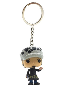 One Piece Funko Pocket Monkey D. Luffy and Trafalgar Law Keychain