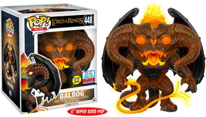 Funko Pop 2017 NYCC Exclusive Glow in the dark 6'' The Lord of the Rings - Balrog