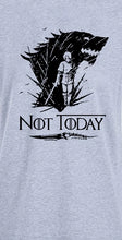 Load image into Gallery viewer, Game Of Thrones Arya Stark Not Today Black Logo T-Shirt Men