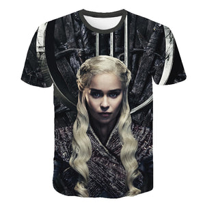 Game of Thrones Daenerys Targaryen Throne T-Shirt Men