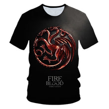 Load image into Gallery viewer, Game of Thrones Fire and Blood T-Shirt Men