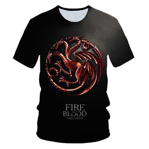 Game of Thrones Fire and Blood T-Shirt Men