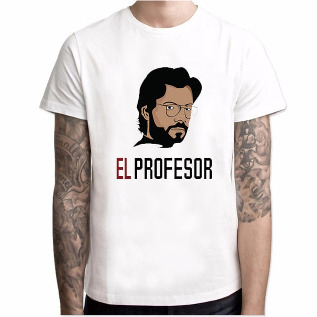 Money Heist The Professor T-Shirt Men