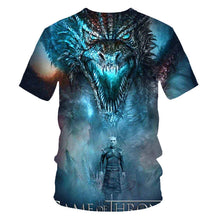 Load image into Gallery viewer, Game of Thrones Dragon and Night King T-Shirt Men