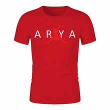 Load image into Gallery viewer, Game Of Thrones Arya Stark White Letter T-Shirt Men