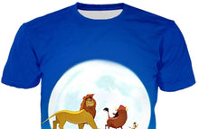 Load image into Gallery viewer, The Lion King Simba with Timon and Pumba T-Shirt Kids