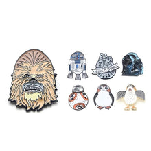 Load image into Gallery viewer, Star Wars 7 Diferent Type Brooch Pins