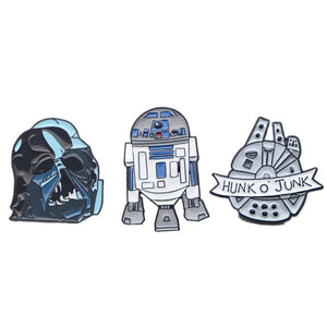 Star Wars 7 Diferent Type Brooch Pins