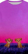 Load image into Gallery viewer, The Lion King Nala and Simba Pink Sweatshirt Kids