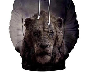 The Lion King 2019 New Film Scar Sweatshirt Men