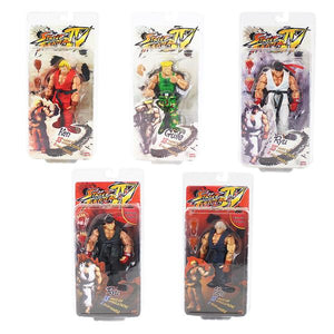 NECA Street Fighter Ken Black Action Figure Collection