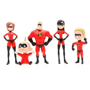 The Incredibles 2 of the movie. Set 5 Action Figures - Movies