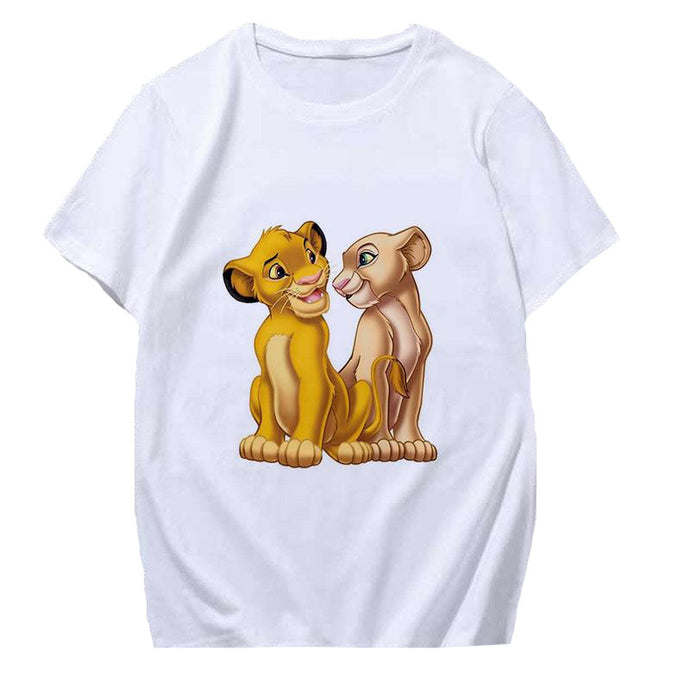 The Lion King Nala and Simba 2019 New summer T-Shirt Women